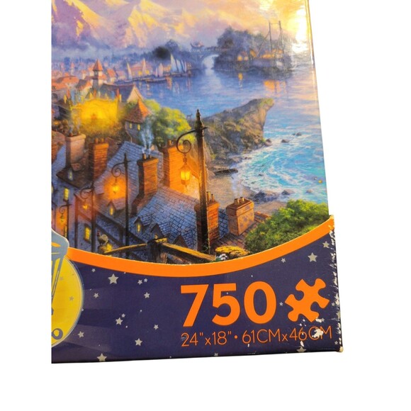 Disney Dream Collection & Thomas Kinkade 2013 Pinocchio 750pc Jigsaw Puzzle New - Picture 5 of 7